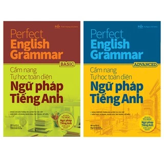 Sách Combo Perfect English Grammar – Cẩm nang tự học toàn diện Ngữ pháp tiếng Anh – Basic & Advanced