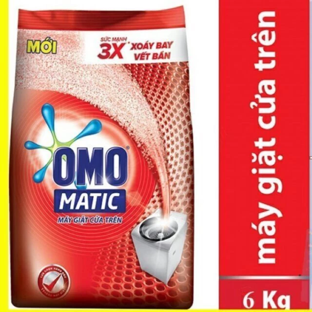 Bột giặt OMO Matic Cửa trên 6kg