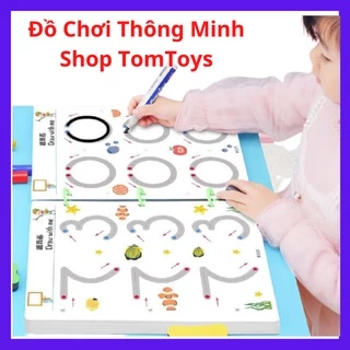 Bộ Tô Vẽ Thông Minh Cho Bé Từ 2 - 6 Tuổi Có Thể Xóa Vẽ Lại Theo Đường Nét, Giúp Bé Phát Triển Tư Duy