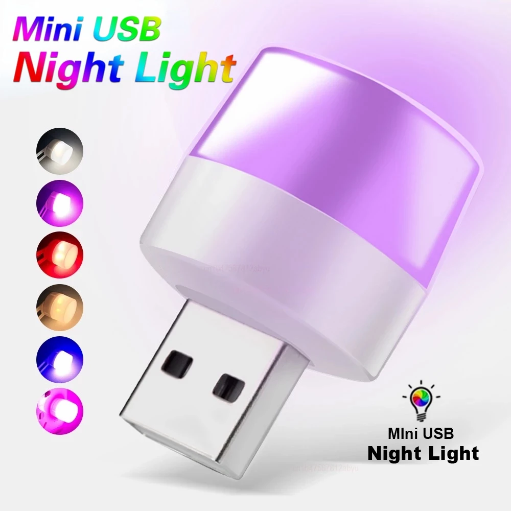1 Đèn LED USB Mini Bảo Vệ Mắt Khi Đọc Sách Cho Máy Tính / Điện Thoại Di Động