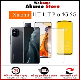 Kính Cường Lực Xiaomi 11T 11T Pro 4G 5G Full màn trong suốt 9D OG xanh Cao cấp Tặng Kèm Khăn Lau [FM]
