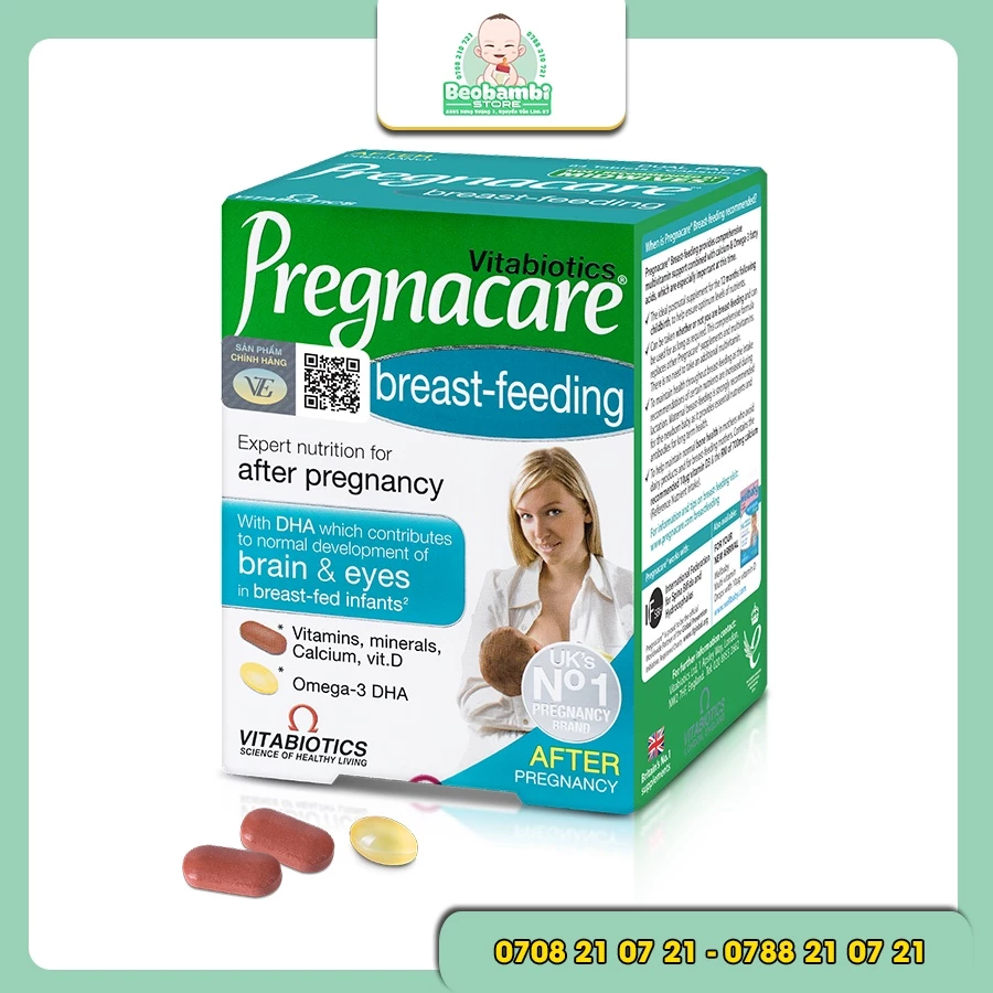 Vitamin Bú Anh Pregnacare 84 Viên