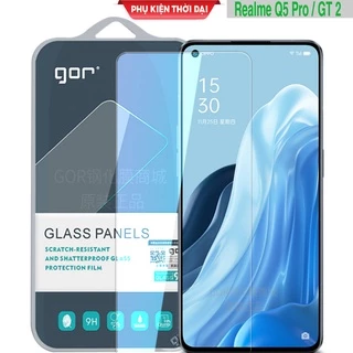 Cường lực Gor Realme Q5 Pro / Realme GT 2 / GT 2 Pro / GT 3 / Realme GT5 5G trong suốt trơn mượt chất kính đẹp