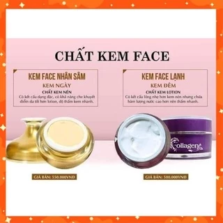 [SALE] Combo Kem Lạnh + Face Nhân Sâm Ncollagen - Dưỡng da ngày đêm