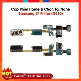 Cáp Nút Back và Chân Tai Nghe Samsung J7 Prime / G610 Zin Bóc Máy