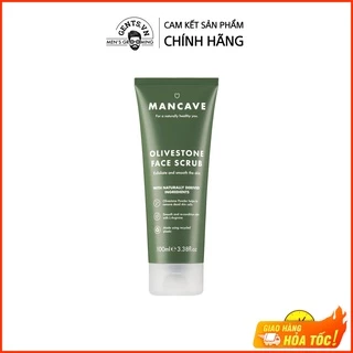 Sữa rửa mặt tẩy tế bào chết cho nam ManCave Olivestone Face Scrub 100ml