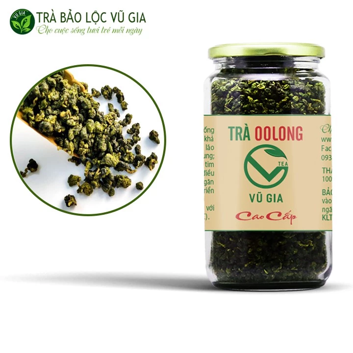 Trà Olong Kim Tuyên Cao Cấp Nguyên Chất Vũ Gia (200g/hũ)