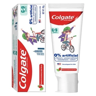 Kem đánh răng Colgate trẻ em 6-9 tuổi hương dâu bạc hà 80g