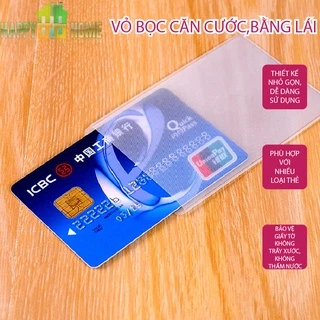 Vỏ Bọc Bảo Vệ Thẻ Căn Cước Công Dân, CMND, ATM, Thẻ Học Sinh, Sinh Viên, Bằng Lái Xe Trong Suốt Chống Trầy