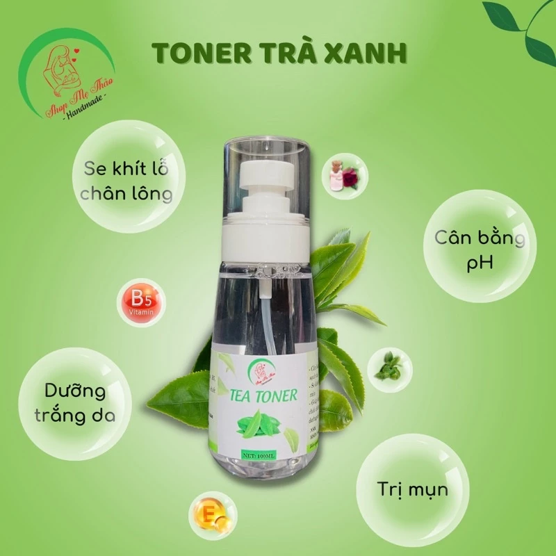 TONER TRÀ XANH  (HANDMADE)