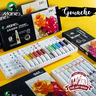 (HỎA TỐC) Màu Gouache Marie's 12ml THEATTSHOP