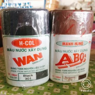 Màu nước xây dựng nhiều màu