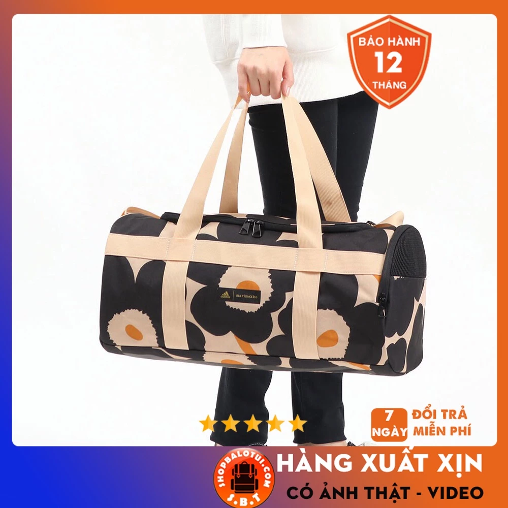 Túi thể thao nam nữ trống tập gym đá bóng, Túi du lịch đựng đồ tập quần áo có ngăn để giày riêng chống nước GU0884