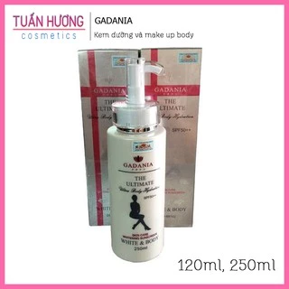 Kem Makeup body dưỡng da chống nắng Gadania Nhật 120ml & 250ml