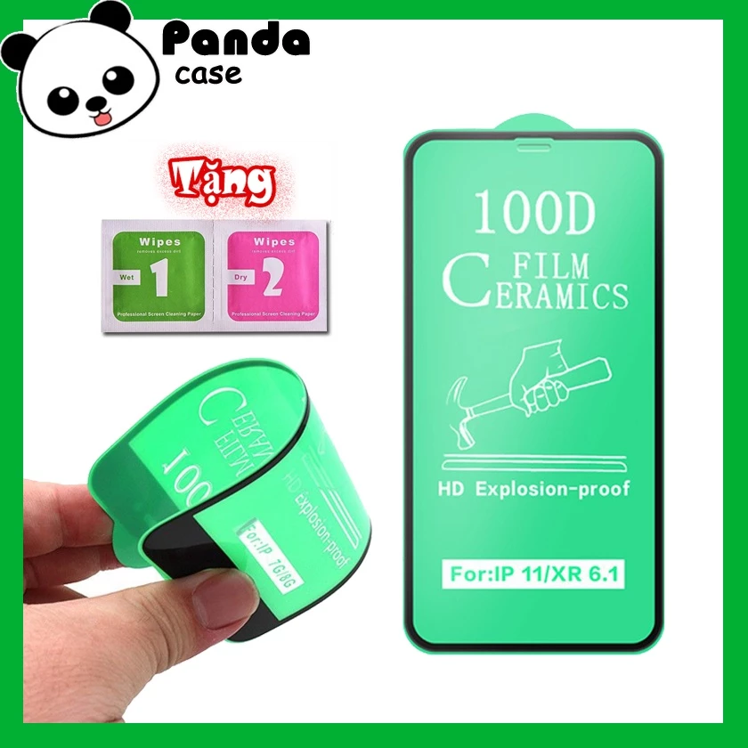 Miếng dán Cường lực iphone dẻo 100D full màn hình chống xước, chống mẻ viền cho ip …./X/Xs/Xsmax/11/11Pro/11Promax…
