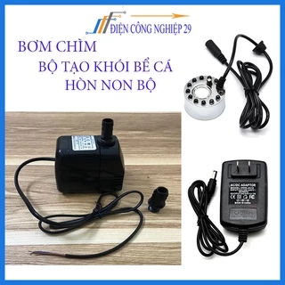 Động cơ tạo khói bơm chìm cho bể cá tiểu cảnh hòn non bộ phong thủy