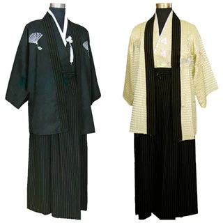 (CÓ SẴN) Bộ Đồ Kimono Nam Phong Cách Samurai Trang Phục Yukata Nam Nhiều Màu Sắc Cho Khách Lựa Chọn