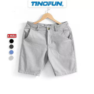 Quần short nam kaki TINOFUN thể thao tập gym MK G ngắn lửng mùa hè đẹp 8 màu