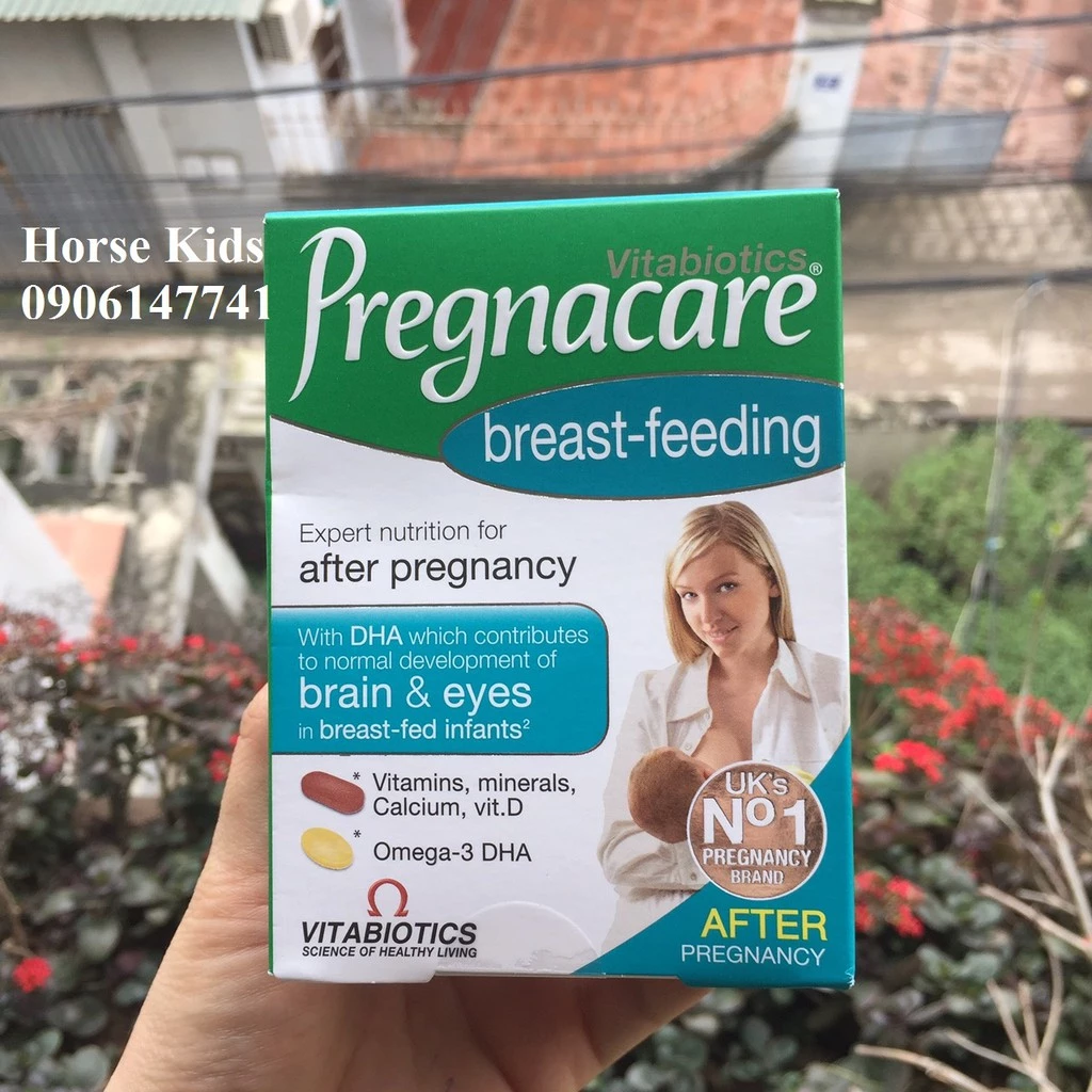 Vitamin Tổng Hợp Cho Phụ Nữ Sau Sinh Pregnacare Breast-feeding (SX: Anh)