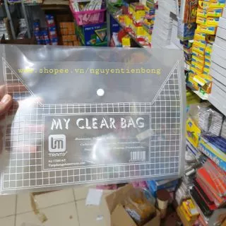 Lẻ 01 túi clear bag loại dày đẹp