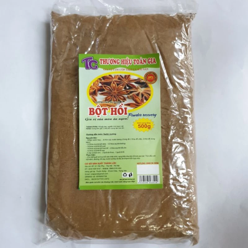 Bột hồi gói 500gram