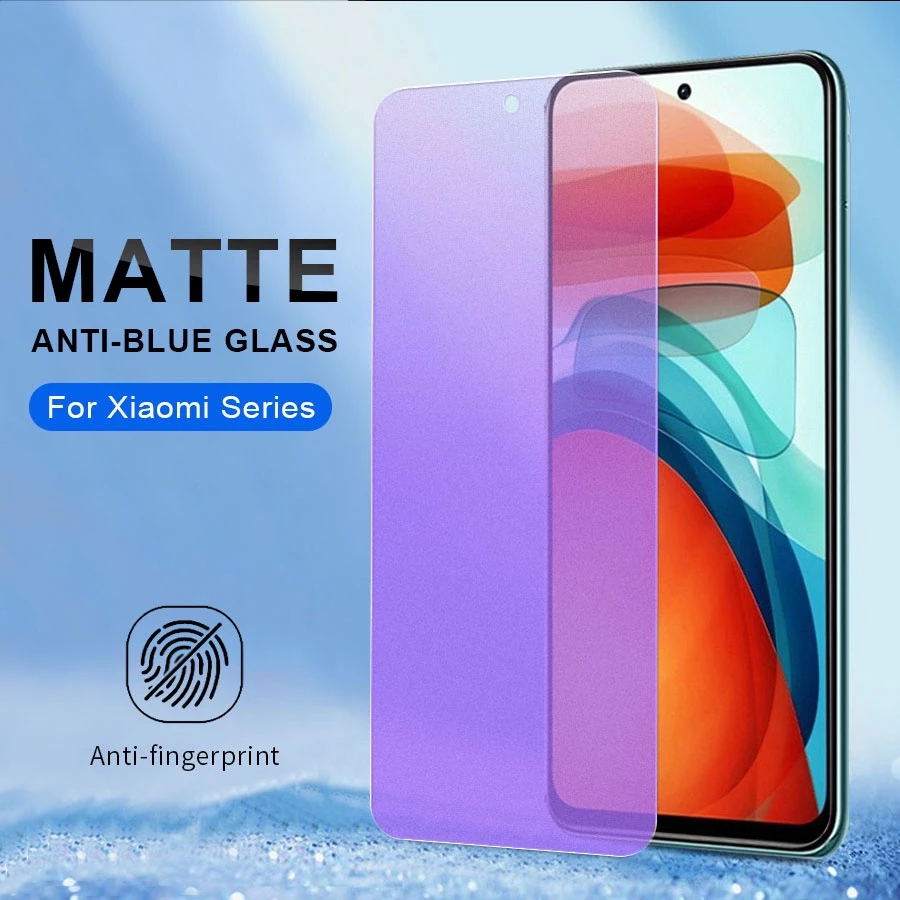 Kính Cường Lực Bảo Vệ Màn Hình Chống Dấu Vân Tay Và Ánh Sáng Xanh Cho Xiaomi Redmi Note 12 11 10 9 Pro+ Plus 5G 12s 11S 10 10A 10C 12C 10S 9 9A 9T 9S 8 8A 7A 7 Pro