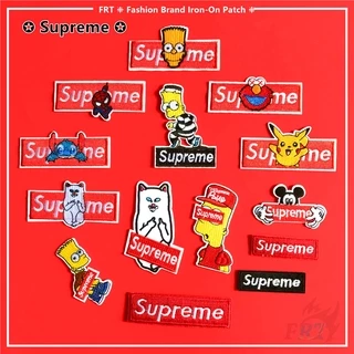 RIPNDIP SUPREME KAWS 1 Miếng Vá Thêu Hình Hoạt Hình Dễ Thương