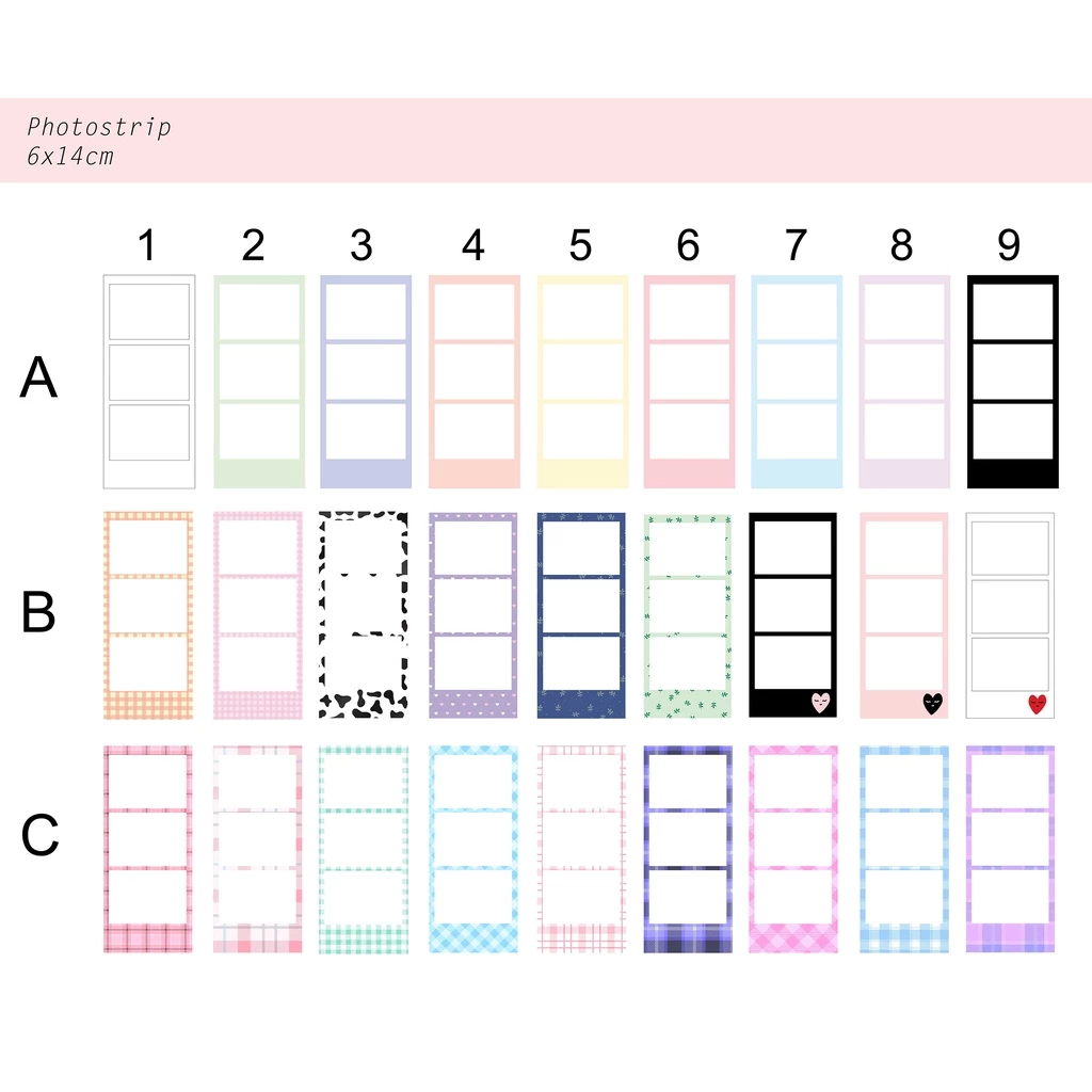 Kpop Lover - In Ảnh Photostrip ( 1 set/3 dây strips)