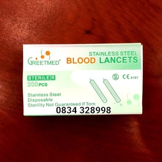Kim nặn mụn chích máu Blood Lancets 200 cái/hộp