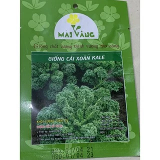 Hạt giống Cải xoăn Kale 2g