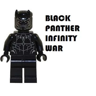 (LEGO SUPER HEROES MINIFIGURE ) NHÂN VẬT BLACK-PANTHER