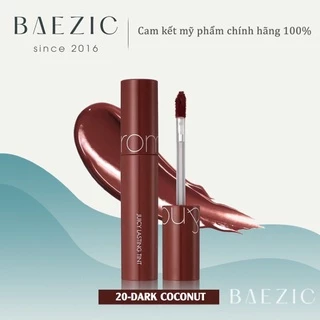 Son tint bóng Romand Juicy Lasting Tint màu 20 Dark Coconut