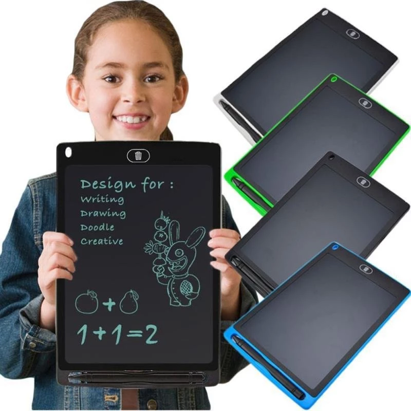 Bảng LCD tự xoá, bảng viết điện tử thông minh 8.5inch cho trẻ 2 - 6 tuổi vui chơi và học tập