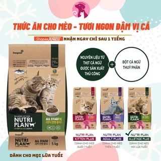 [5kg] Thức ăn cho mèo - Hạt Nutri Plan (NK Hàn Quốc) * Dành cho mọi lứa tuổi