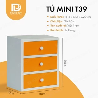 Tủ mini để bàn đa năng nhiều ngăn - Tiện ích sắp xếp bàn làm việc - Tủ nữ trang mỹ phẩm - Phuoc Duy Trading T39/T40/T41