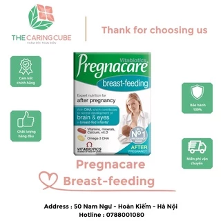 Vitamin ah Pregnacare Breastfeeding bổ sung dưỡng chất cho sữa mẹ chính hãng từ Anh 84 viên - The Caring Cube