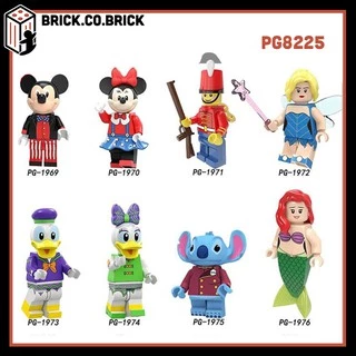 Disney Chuột Mickey Nàng TIên Cá Ariel Đồ chơi Lắp Ráp Minifig Mô Hình Hoạt Hình Disney PG8225