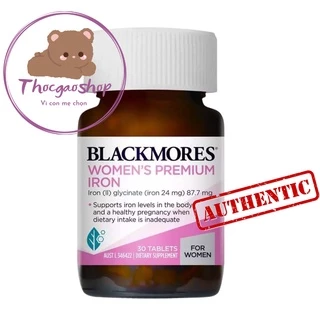 Sắt bầu Blackmores Pregnancy iron 30 viên Úc