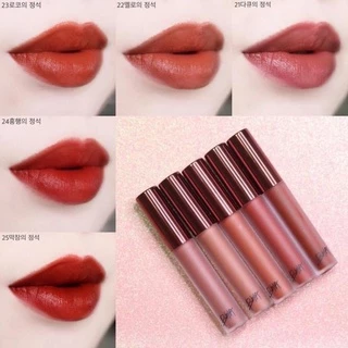 Son kem Bbia Last Velvet Lip Tint Full màu 22 23 24 25