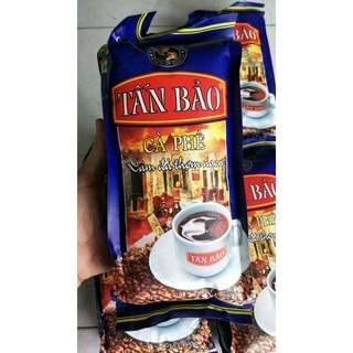 1kg cà phê Tấn Bảo bao bì màu xanh