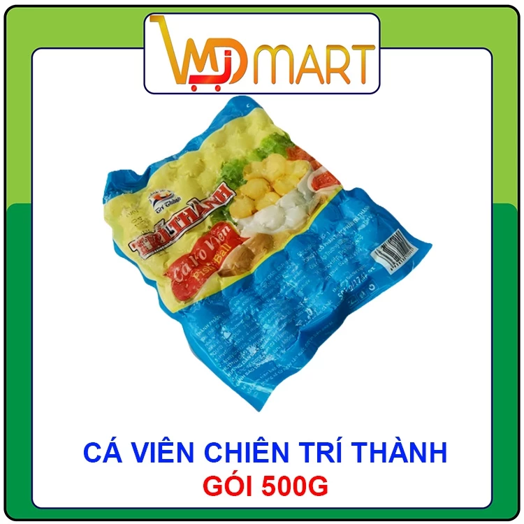 Cá viên chiên Trí thành gói 500g