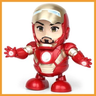 Đồ Chơi Siêu Nhân Iron Man loại đắt-Có Thể Mở Mặt Nạ-Nhảy Múa-Có Đèn Led Nhấp Nháy EMA Gối nệm cho người việt