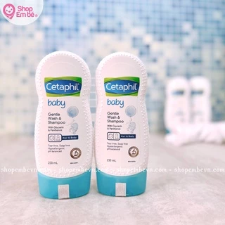 Sữa tắm gội dịu nhẹ cho bé Cetaphil Baby Gentle Wash & Shampoo 230ml/400ml