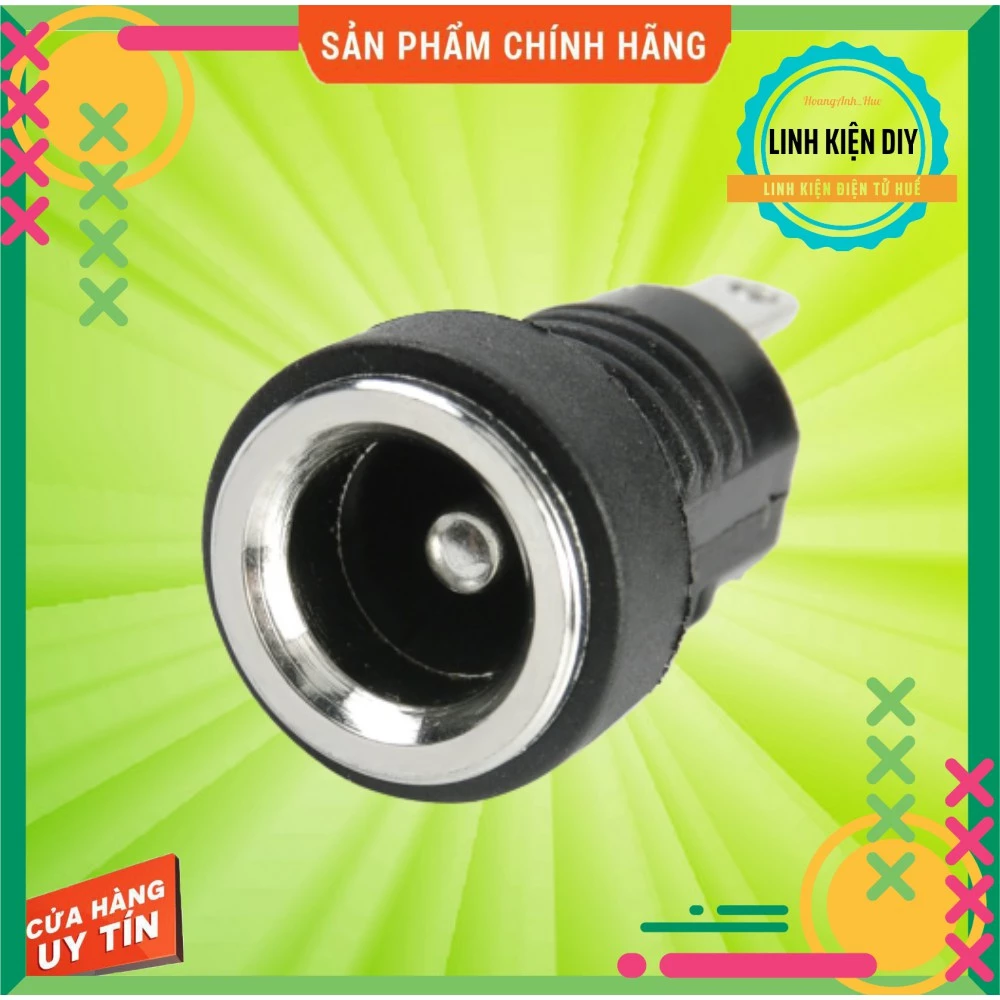 [S030] Set 20 Đầu Nối Jack Cắm Nguồn Cái DC 12V 3A 5.5x2.1mm 5.5x2.5mm 3.5x1.3mm
