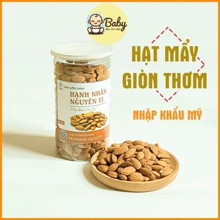 Hạnh Nhân Nguyên Vị Mama Cao Cấp 500g Nhập Khẩu Mỹ Hạt Dinh Dưỡng Tốt Cho Mẹ Bầu Đồ Ăn Vặt Ăn Kiêng BabyRice 117