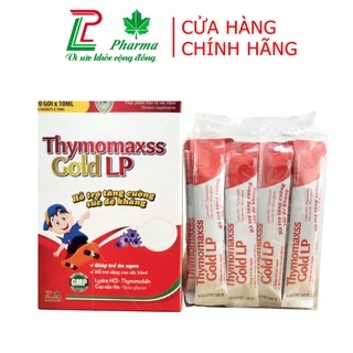 Siro Thymomass Gold LP Pharma - Hộp 20 gói/chai 120ml - Tăng Cường Sức Đề Kháng cho bé từ 1 tuổi, giúp bé ăn ngon