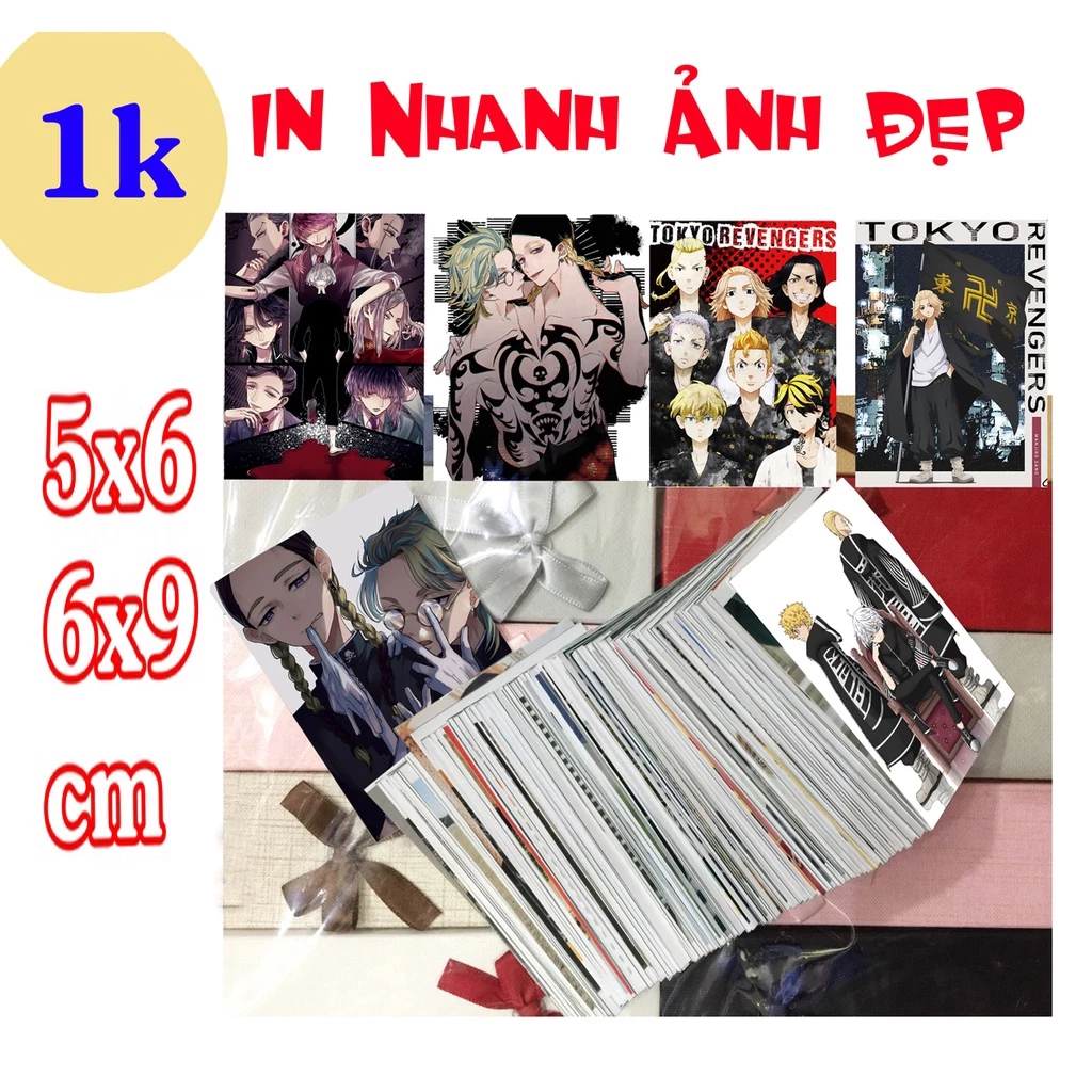 in ảnh theo yêu cầu sticker anime manga TokyoRevengerss Miku genshin impact jujutsu kaisen kimetsu no yaiba Tensei