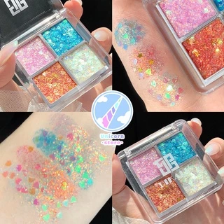 Bảng Phấn Mắt 4 Ô Lấp Lánh Dikalu Twinkle Eyeshadow Palette - TC1976