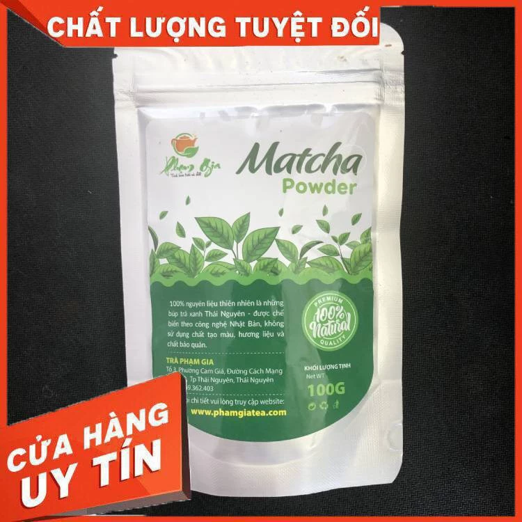 [FREESHIP 50k] 100g Bột trà xanh matcha Thái Nguyên