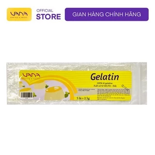 SET 5 LÁ GELATINE ĐỨC 2,5G